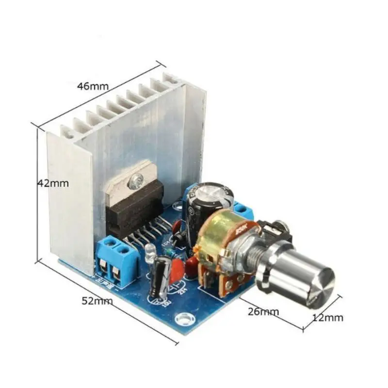 1 個 Tda7297 アンプボードデジタルアンプボードデュアルチャンネルアンプボード完成ノイズなし 12V デュアル 15W