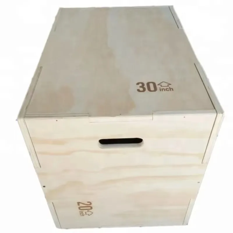 Picture 3: 2026 3-in-1 Wooden Plyometric Jump Box Cross Fit Agility Training