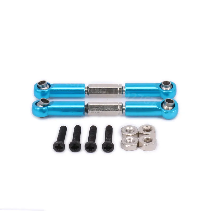 RC Car Aluminum Alloy Front/Rear Servo Link(Al.) For 1/18 Scale Revel 24540 Scorch Hobbico Dromida BX/MT/SC4.18 Monster Truck