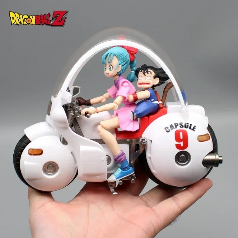 

Dragon Ball GK Bulma Goku No.9 Capsule Locomotive Movable Hand-made Model Decorations Animation Peripheral Toy Model Car