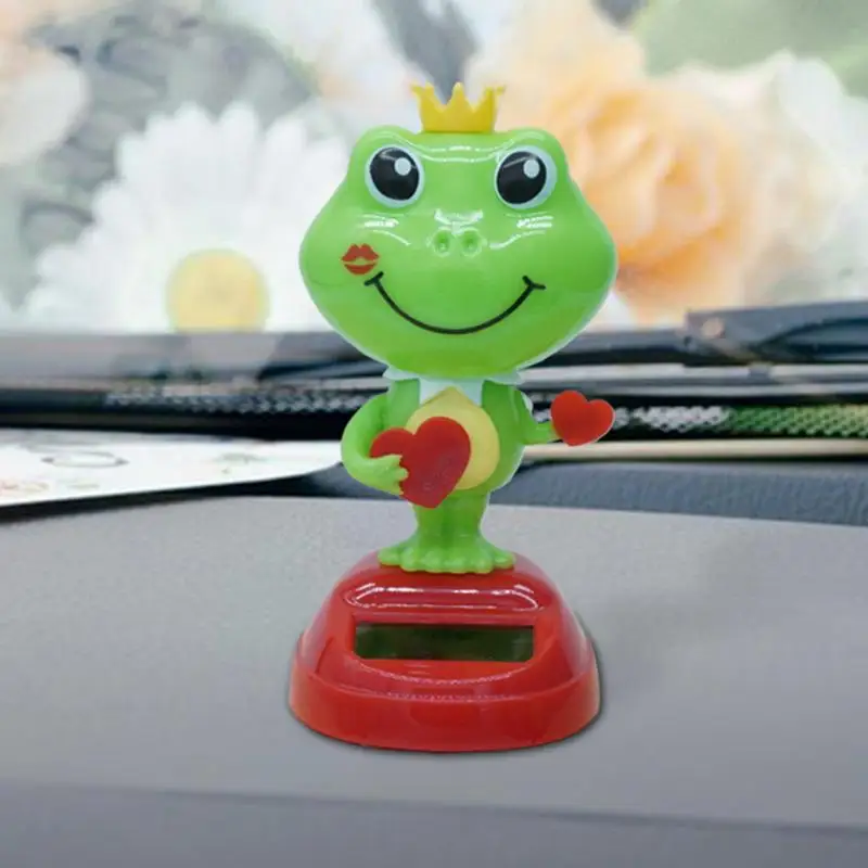 Solar Dancing Animal Dancing Animal Desktop Figures Cute Dashboard Figure Valentine's Day Animal Table Ornament for Car