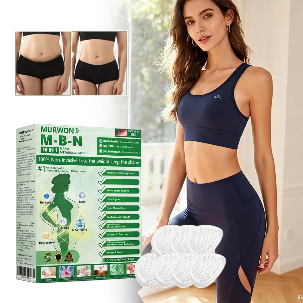 M-B-N Nano Metabolic Patch Functions Nano Technology Firm Elasticity Weight Fat Management Blood Sugar Balance Care