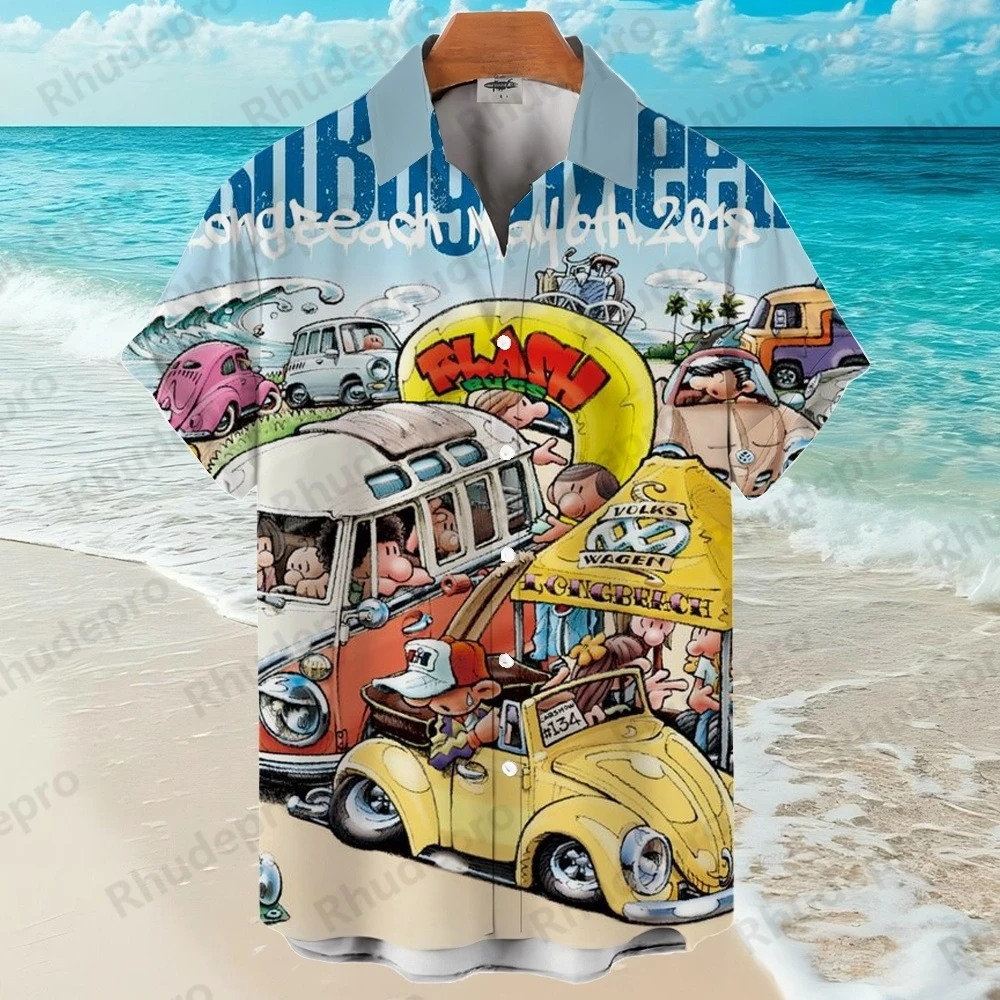 디즈니 심슨 3D 프린트 하와이안 셔츠 반팔 셔츠 초대형 Camisas De Hombre Funny Shirt Roupas Feminina