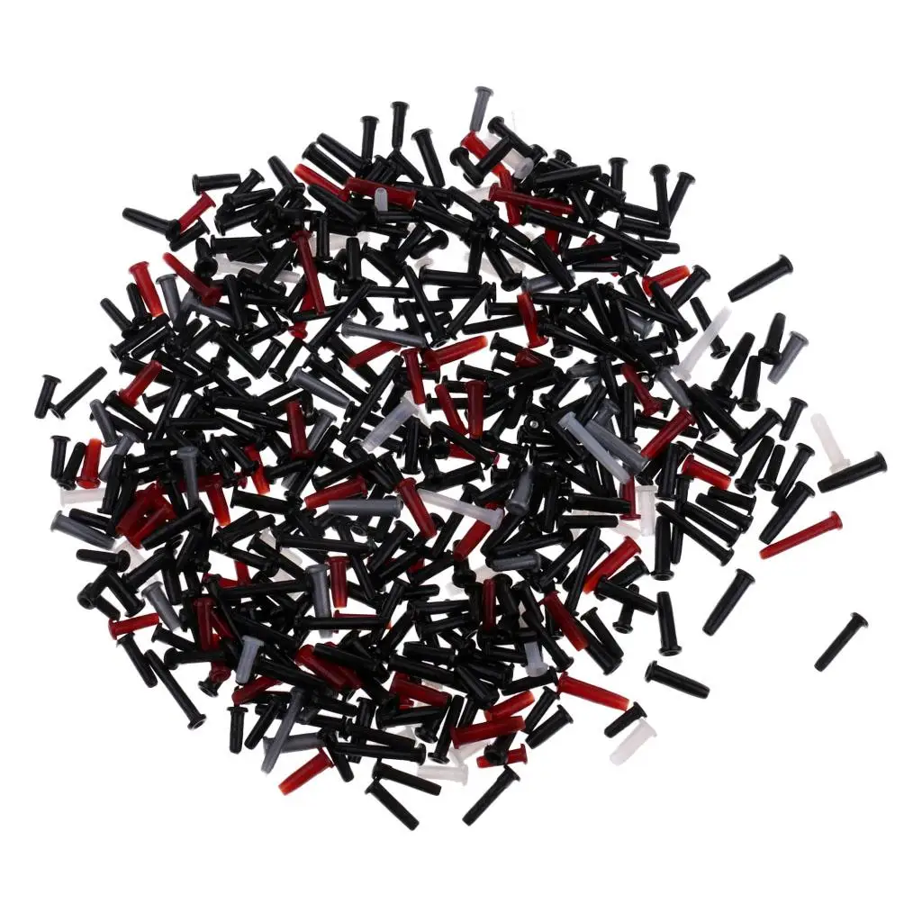 

1 Pack of Badminton Racket Grommets Nylon Eyelets Grommets with Single /Double Hole Types for Tennis & Racquet Sports