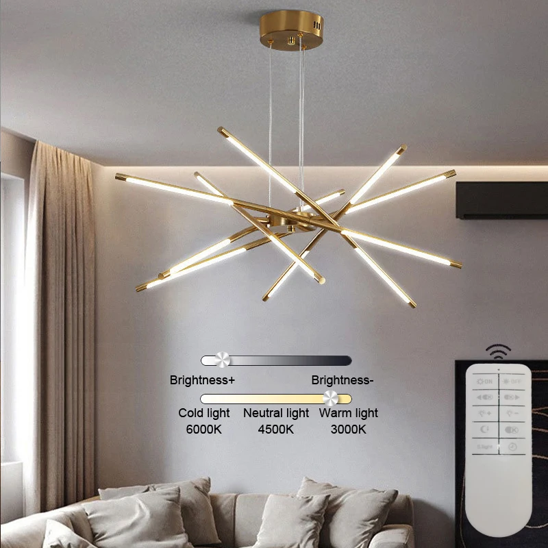 

Modern LED ceiling light living room ceiling lamp dining room ceiling chandelier kitchen home decor RC dimming hanging lights