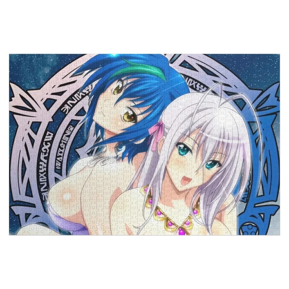 

Rossweisse High School DxD Anime Girl Drawing Fanart Jigsaw Puzzle Wood Photo Personalized Custom Wooden Gift Puzzle