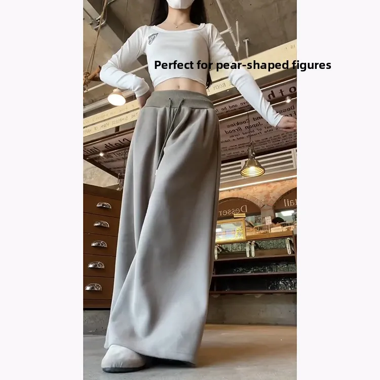 Plones Anchos con Cordón de Ajuste Estilo Retro Americano para Mujer, Plones Casus Hoados de Color is Claro, E...