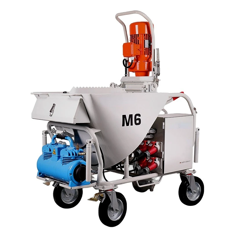 M6 automatic exterior wall plaster machine,spraying machine for gypsum and mortar