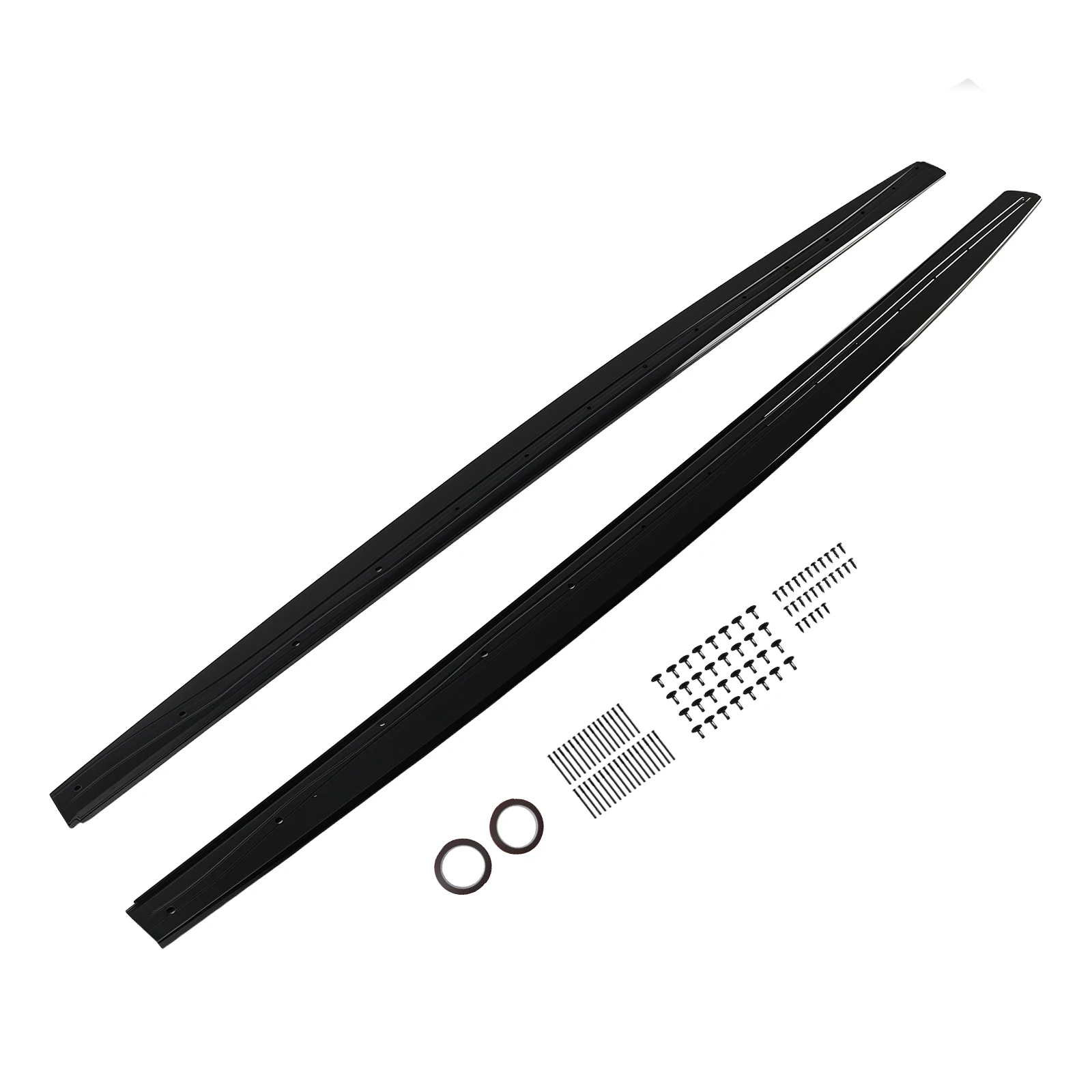 

Комплект расширителей боковых порогов (накладок) для BMW 4 серии F32/F33/F36 2014-2020, черный