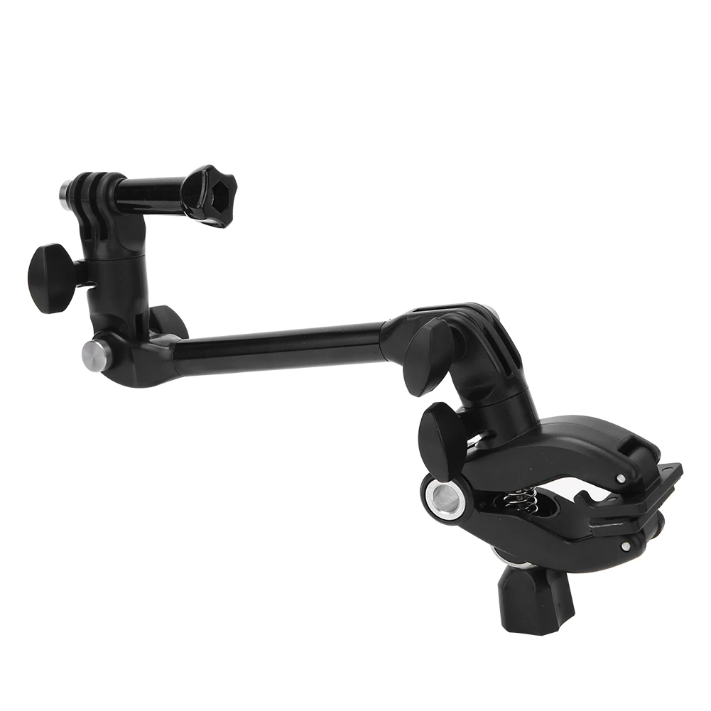 Black Music Instrument Camera Rotating Adjustable Bracket Fixed Clip Accessories for Gopro Sports Cameras