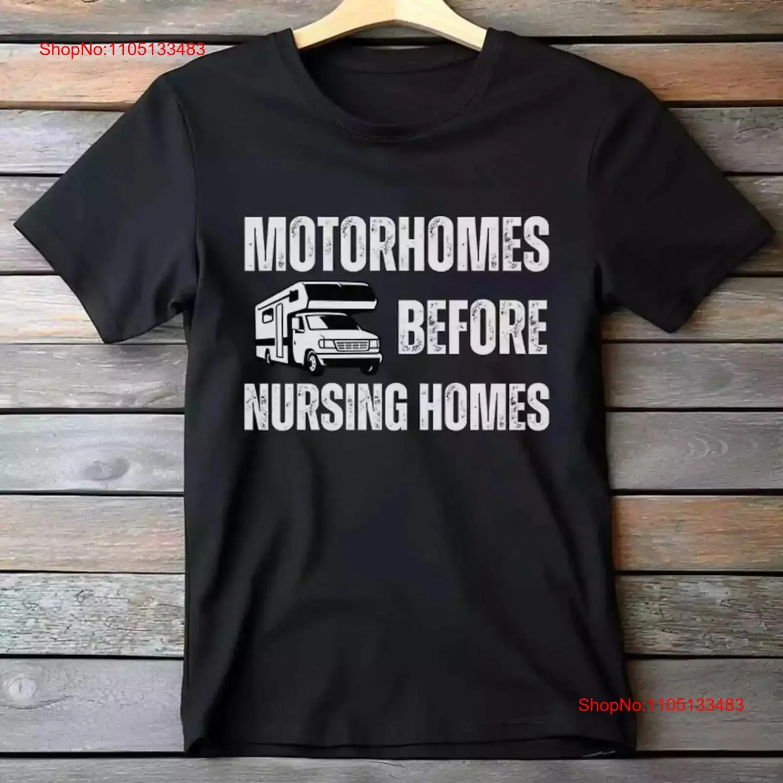 RV تي شيرت المنازل المتنقلة قبل التمريض المنازل التخييم مضحك خمر غسلها للجنسين تنفس الشارع الشهير مريحة لينة امتدت