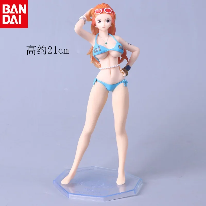 Limited Edition Bandai ONE PIECE Long Haired Nami Figure In Sexy Swimsuit Funko Pop  Joytoy 1 18 レジンフィギュア One Piece