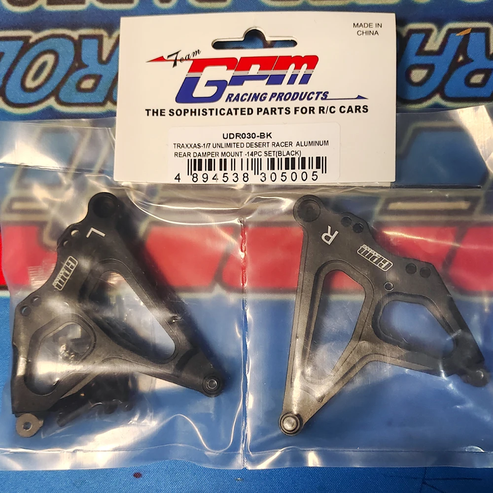

Металлический задний амортизатор GPM, башенный кронштейн 8538 для Traxxas 1/7 UDR Unlimited Desert Racer 6S 85076-4 85086-4 Детали для обновления радиоуправляемого автомобиля