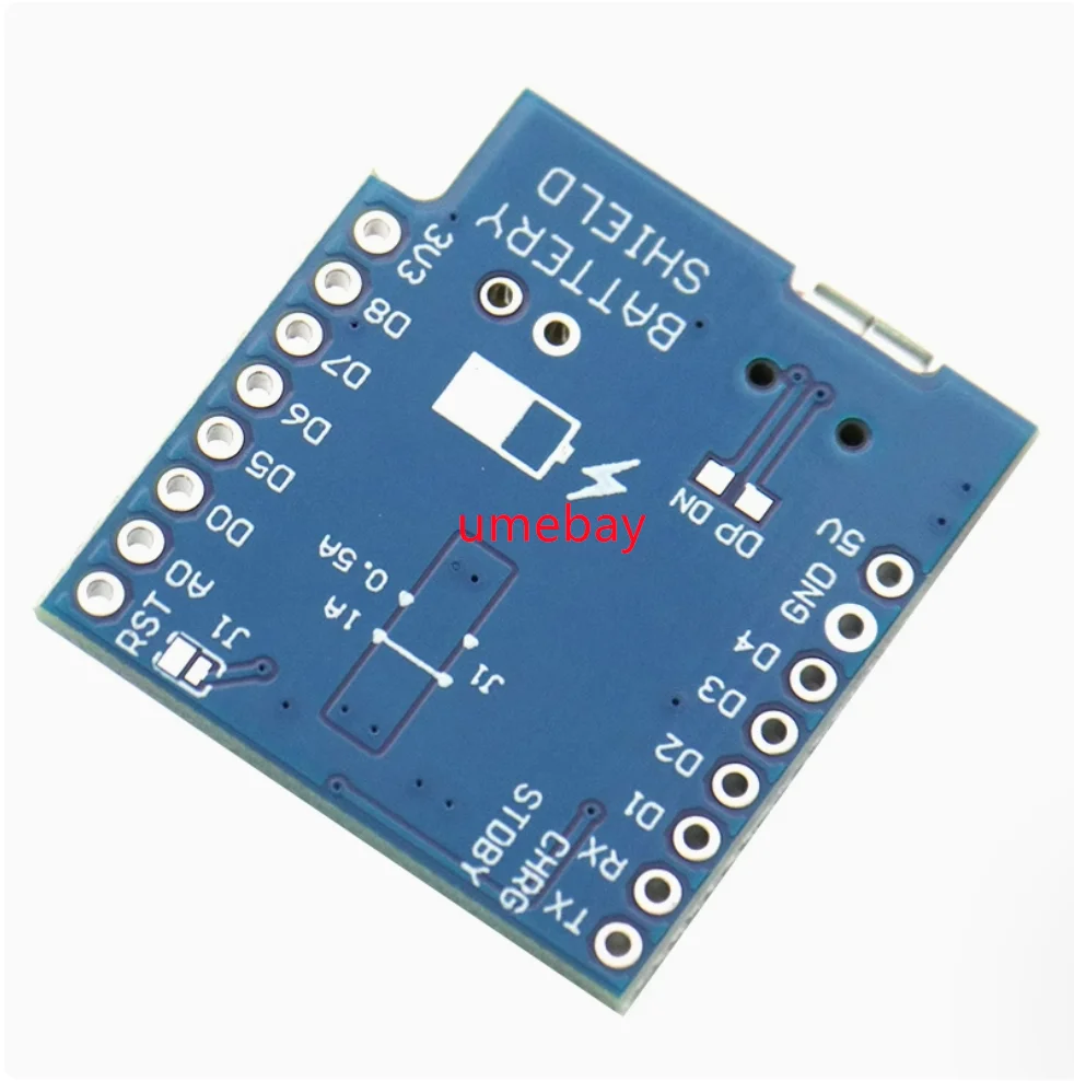 10 Piece, D1 Mini Battery Shield Lithium Battery 1A Charging Boost Module TP5400 Charging Board
