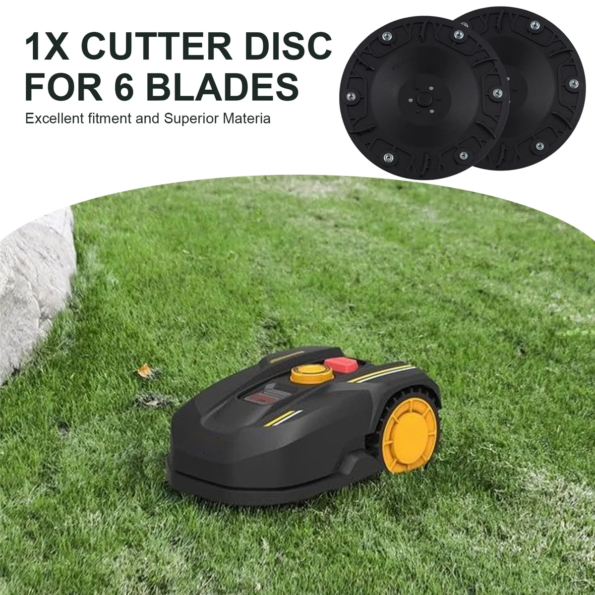 Disque de coupe pour robot tondeuse à gazon Worx Landoid, outils électriques, disques de robot, 6 phpopularité, tendance maintenant, M500, WR141E, M700, WR142E