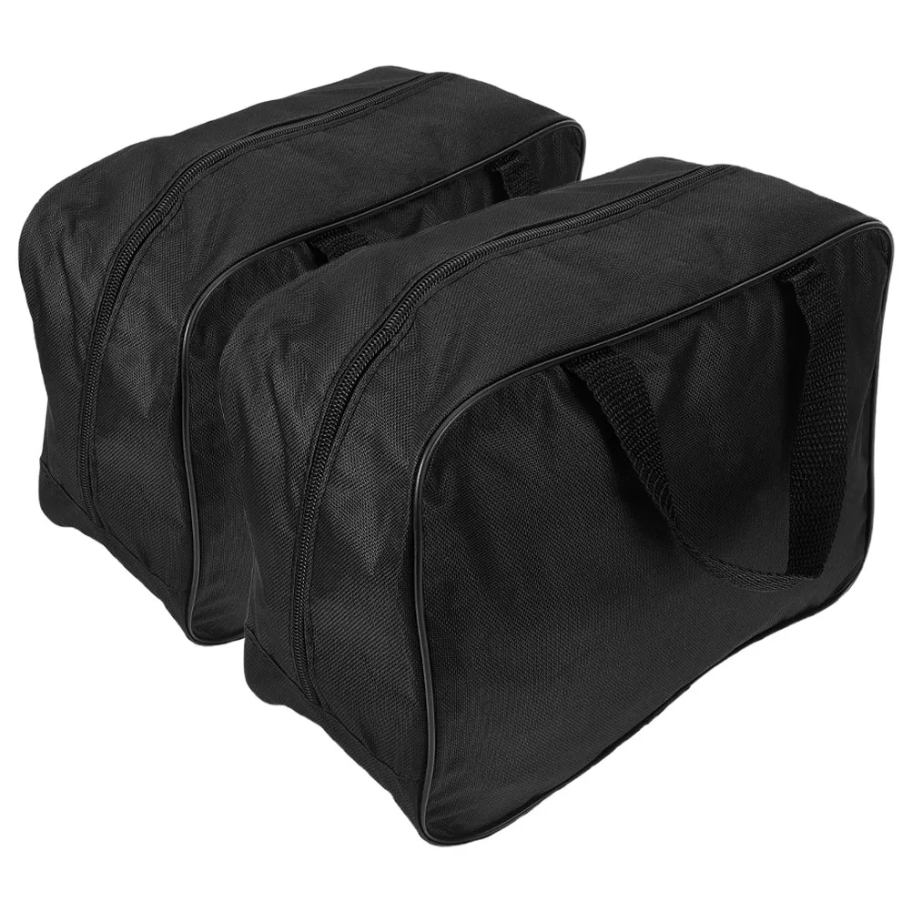 

2pcs Car Vacuum Cleaner Storage Bag Foldable Canvas Air Compressor Tire Pump Case Portable Organizer For Car Accessories