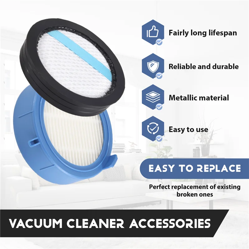 مجموعة فلاتر HEPA المتينة للمحرك المسبق للمكنسة الكهربائية اللاسلكية AEG ASKW4 - للمكنسة الكهربائية اللاسلكية AEG 8000