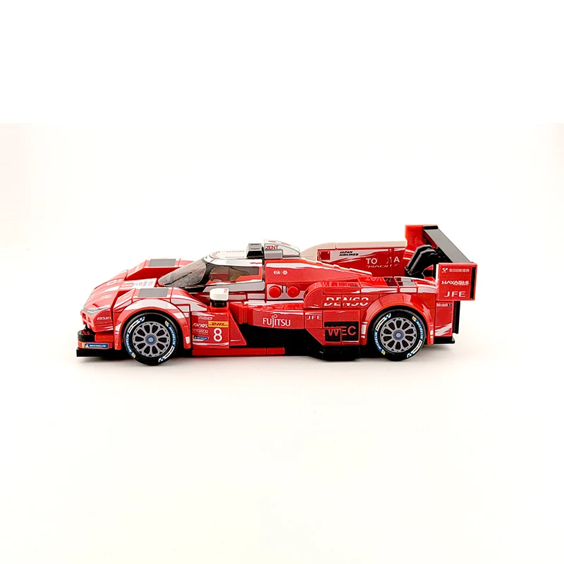 City Car Speed Racing Model MOC Building Bricks Sportscar TR010-7 Modular Technology Gifts Holiday Assemble Children Toys Suit view 2