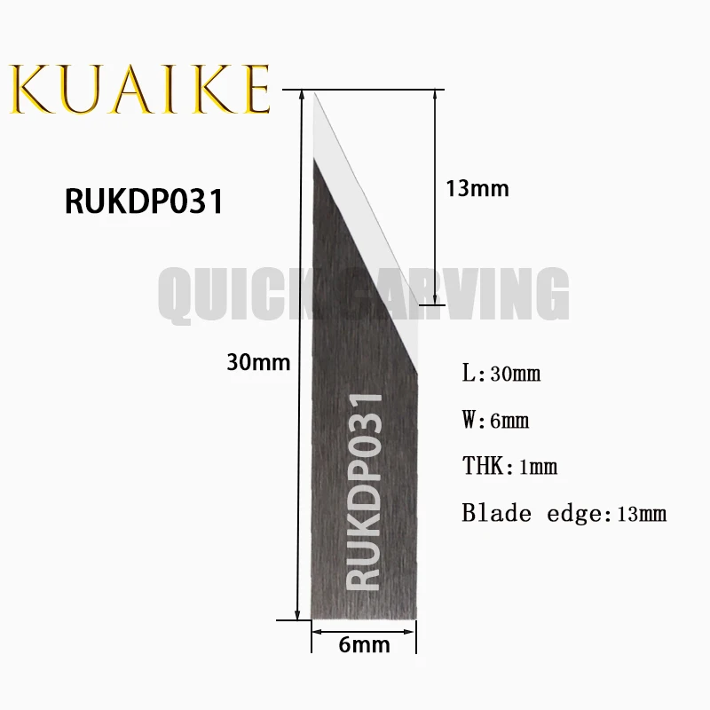 10PCS Standard RUK Cutter Cnc Automatic Flatted Digital Oscillating Blade Vibrating Knife RUKDP001 RUKDP002 RUKDP046 RUKDP072