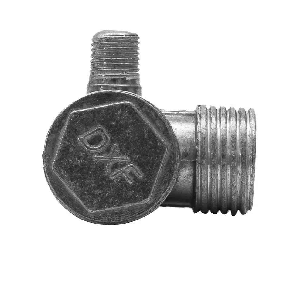 Air Compressor Check Valve 3 Male Thread Connectors Aluminum Alloy For Air Connecting Male Thread Diameter 20/16/10mm 1 Pcs