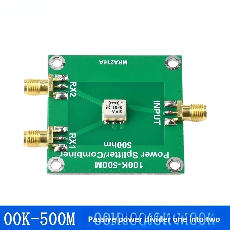 00KHz-500MHz 2-Way Passive Power Splitter Combiner, 50 Ohm RF Power Divider