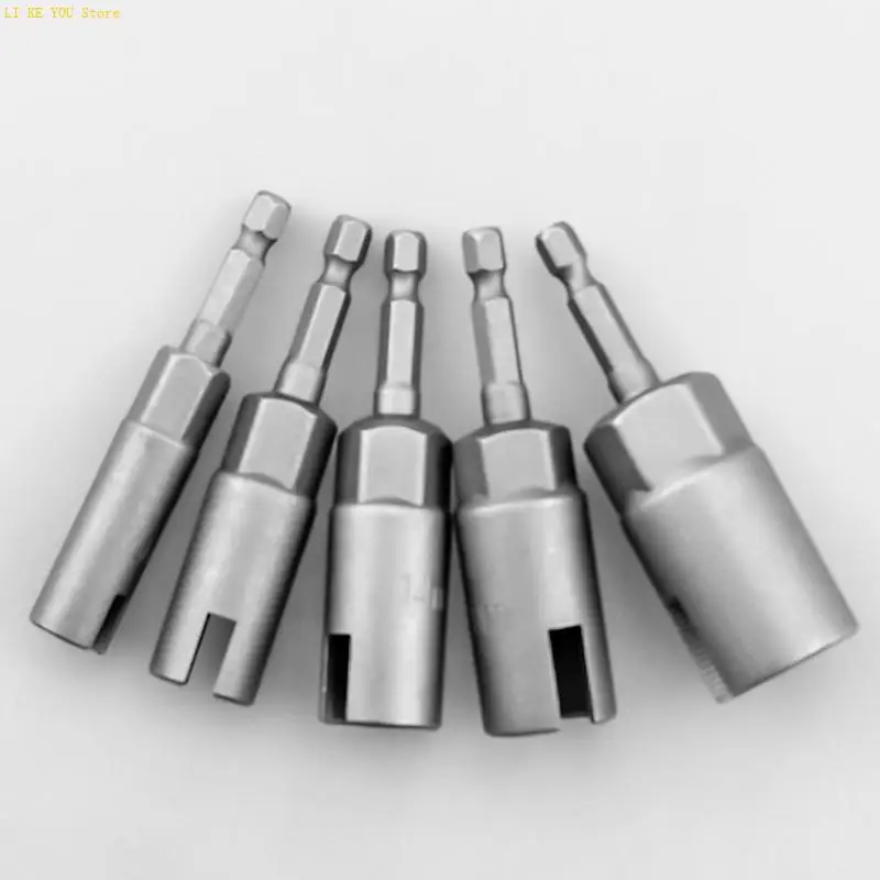 W3JE Ergonomic Design Color Coded Butterfly Nut Socket Set 5Pcs 10-18mm With Visual Size Recognition System For Secure Grip