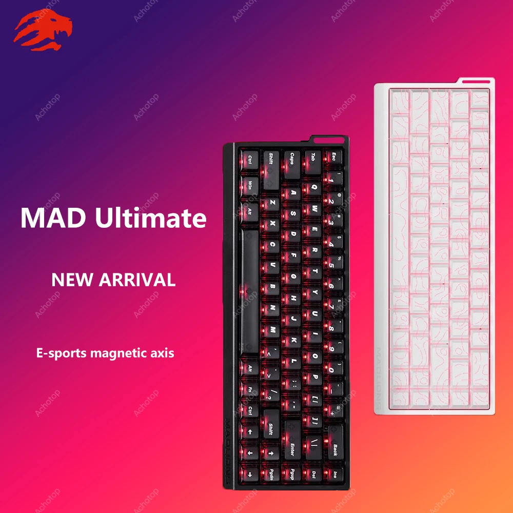 

Madlions MAD60/68 HE Magnetic Switch Keyboard Hot Swap 61/68 Key Wired Esports Gaming Office Mechanical Keyboard Customized Gift