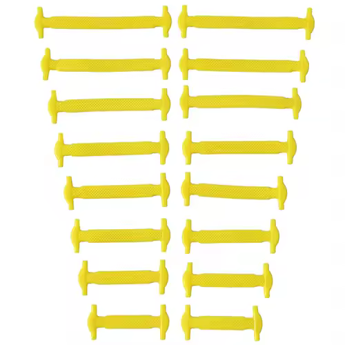16pcs/lot Silicone Shoelaces No Tie Shoelaces 12 colors Elastic Lace Shoelace Creative Lazy Silicone Laces Rubber Lace - Image 14