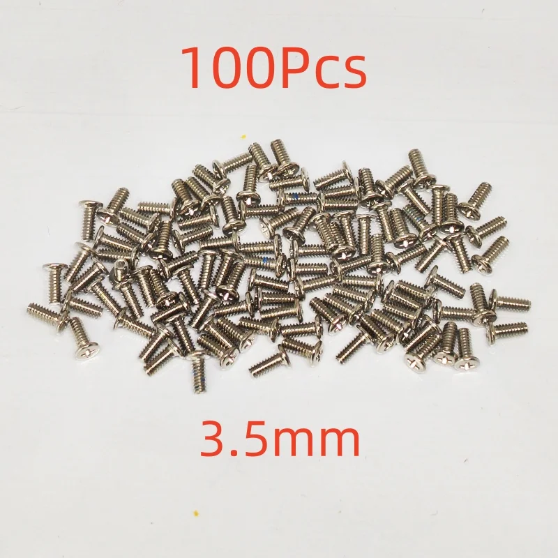 100pcs 3.0mm 3.5mm Screws For Samsung Galaxy A21 A31 A41 A51 A32 A42 A52 A72 A53 A73 A12 A13 A50 A70 A20 A40 Mobile Phone Screw