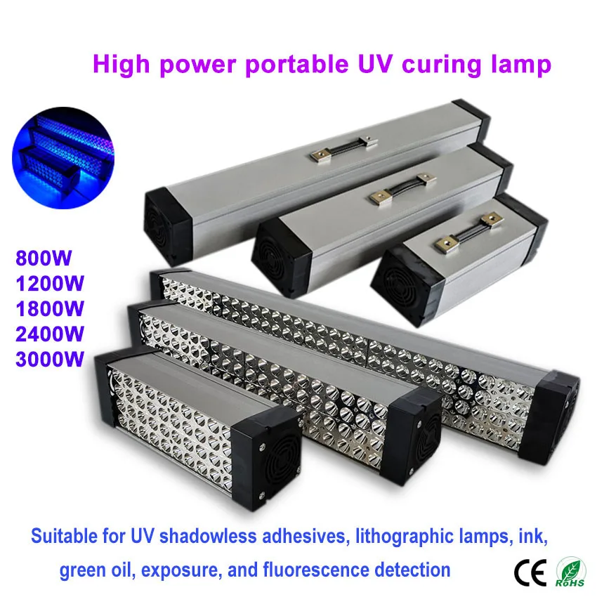 Ultra-longHigh power UV curing lamp UV ink rapid drying extended conveyor belt printer 3000W screen printing ink curing machine