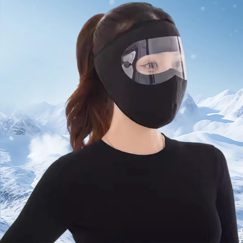 Fashion Black Grey Casual Mask Autumn Winter Sports Riding Masks for Men Women Warm Face Cover Motorcycle Outdoor Accessories