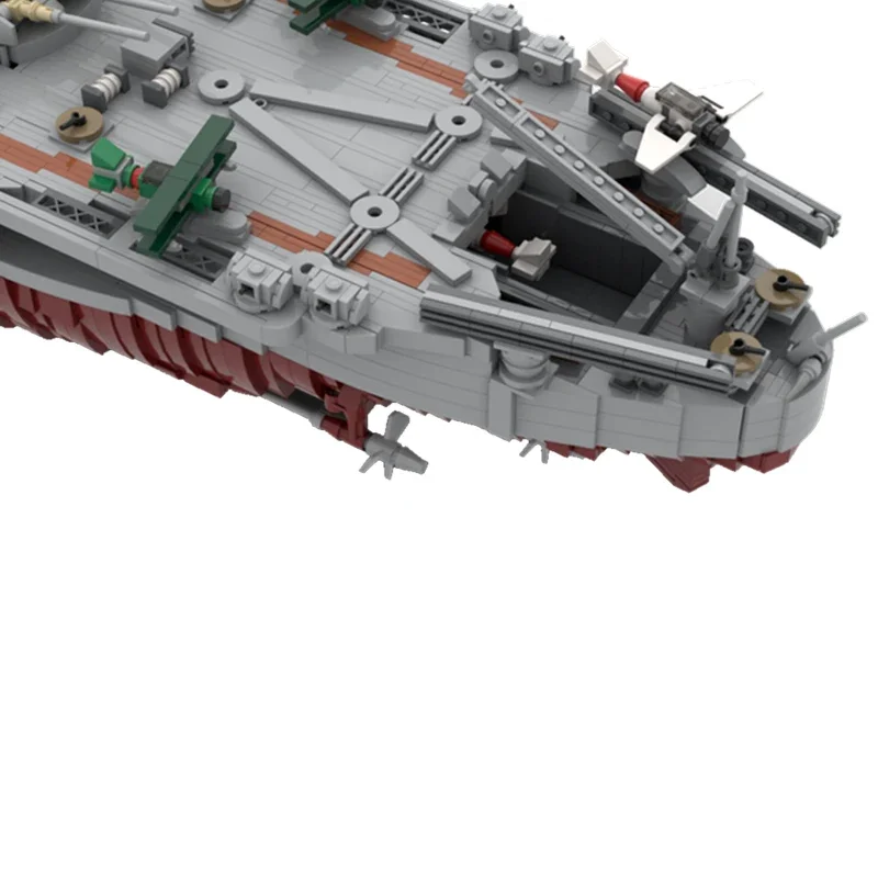 

Gobricks Moc Warship Navy Aircraft Warship Building Blocks Yamato 1:200 Arms Battle