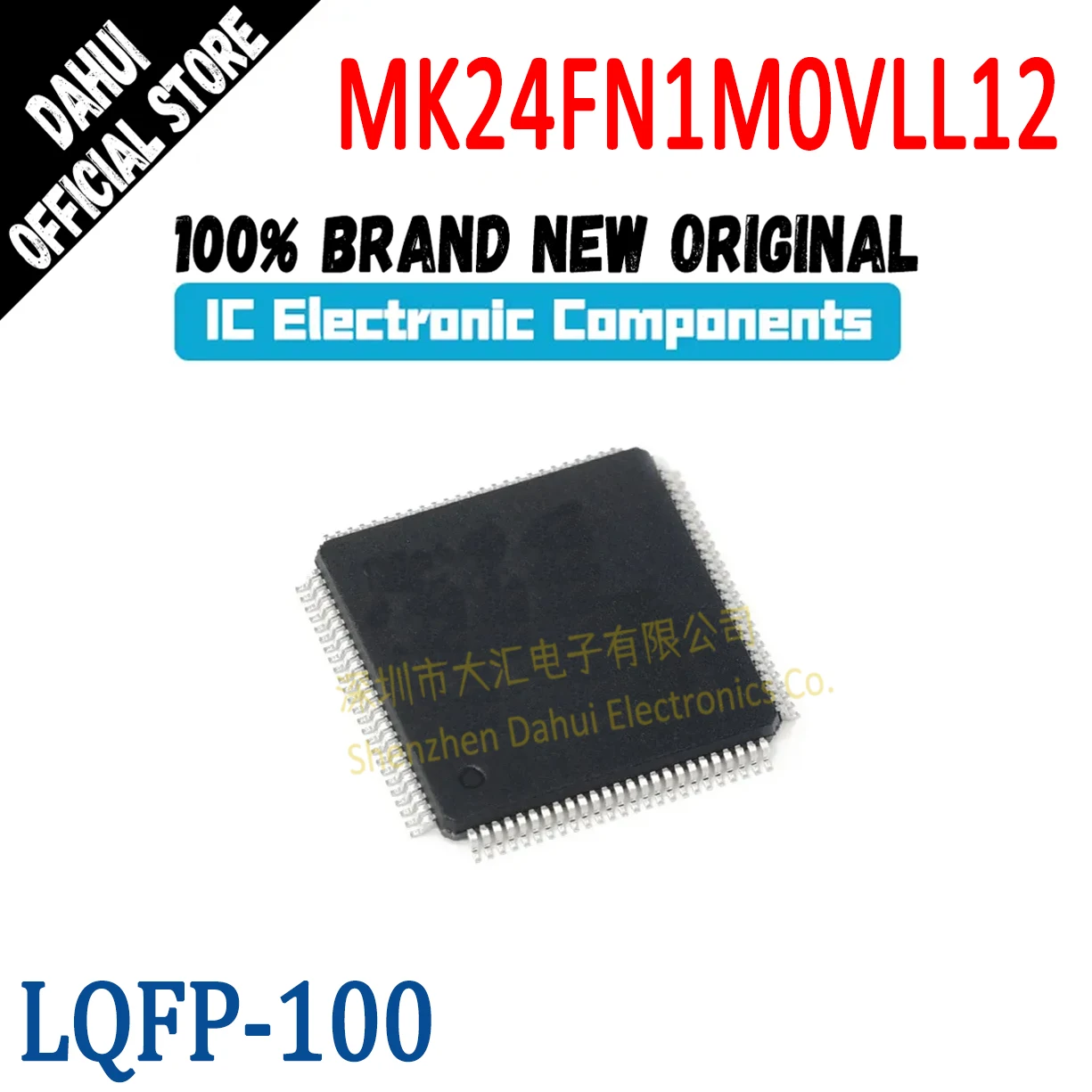 

MK24FN1M0VLL12 LQFP-100 32-bit Microcontroller Chip New Original