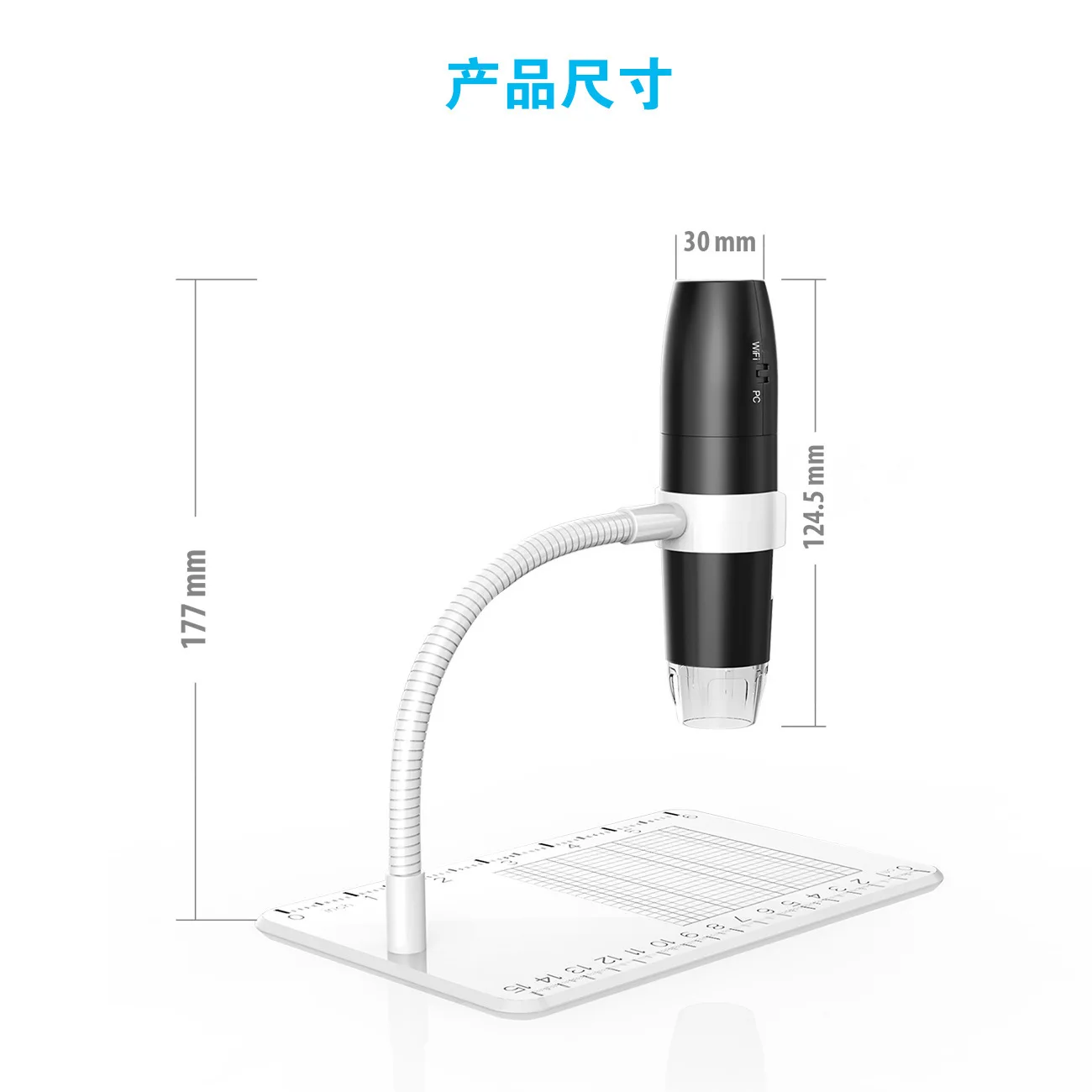 2 million WiFi portable microscope 1080P digital microscope with measurement 1000X high definition microscope