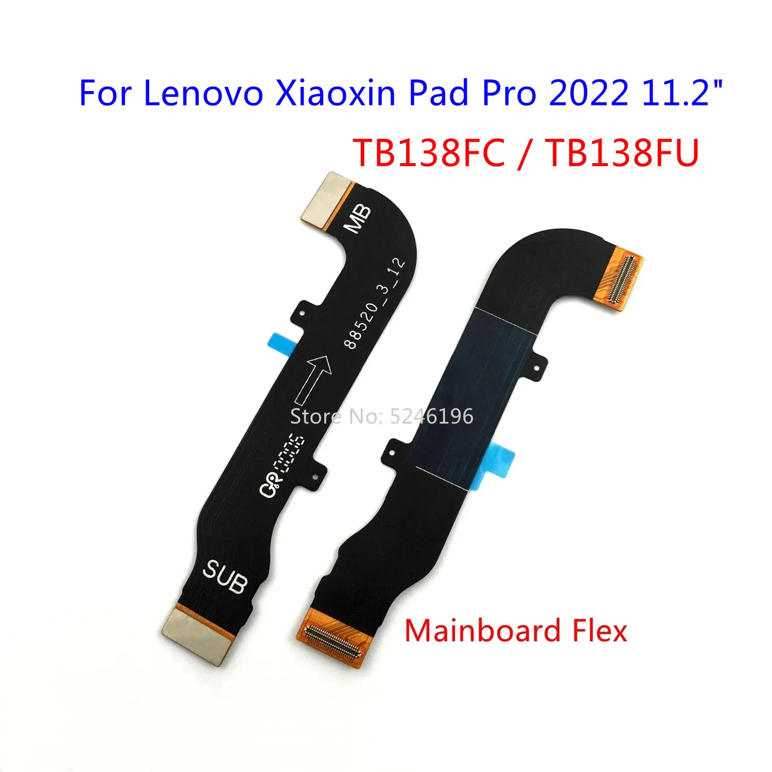 

1 шт., гибкий кабель для подключения материнской платы для Lenovo Xiaoxin Pad Pro 2022 11,2 дюйма TB138FC TB-138FC TB138FU TB-138FU