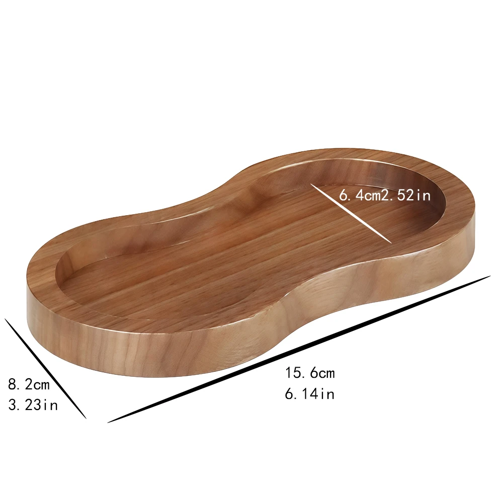 Excellent Material: Made of walnut wood, it has a hard texture, beautiful texture, and good durability -Universal size: It can a