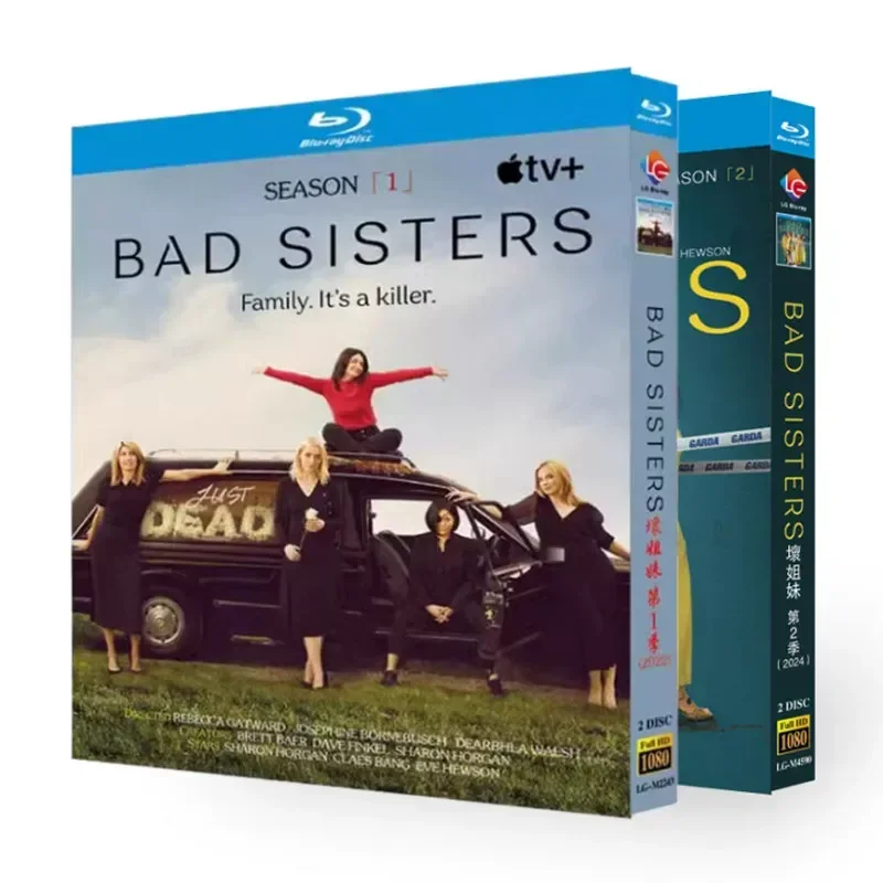 

BD Blu-ray Disc Bad Sisters Seasons 1–2 US TV Series 1080p Box Set with Chinese and English Subtitles