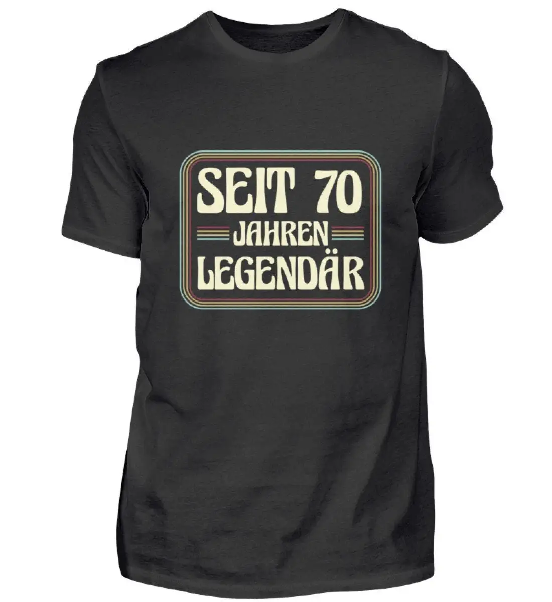 70Th Birthday T Shirt 70 Years Old Round Gift