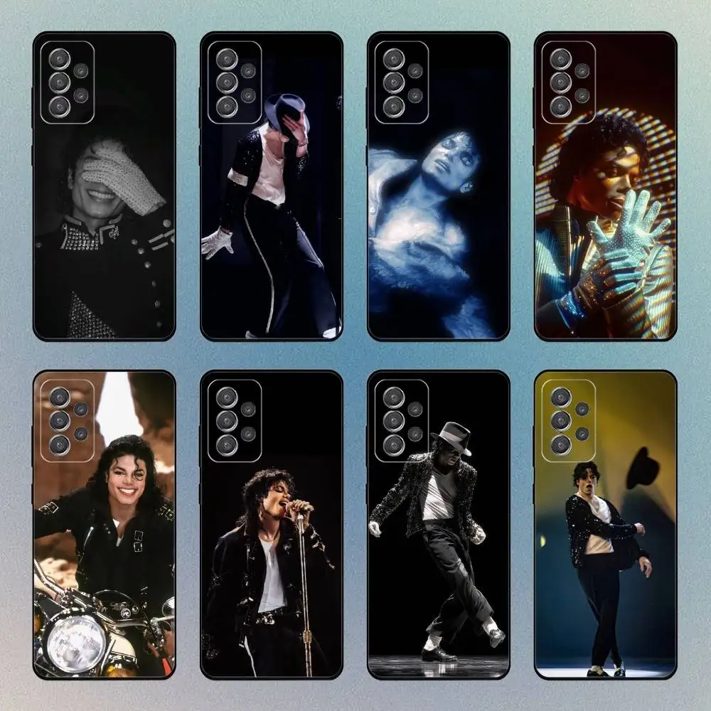 

M-Michael J-Jackson Phone Case For Samsung Galaxy S25,S24,S21,S22,S23,S30,With Bracket Cover