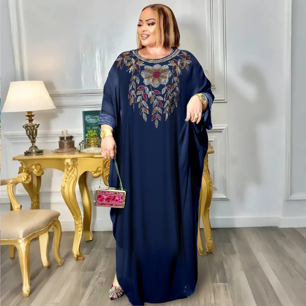 Abayas For Women Dubai Luxury 2025 Chiffon Boubou Muslim Fashion Caftan Marocain Wedding Evening Party Dresses African Clothes