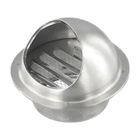 75mm-200mm Stainless-Steel Wall Ceiling Air Vent Ducting Ventilation Exhaust Grille Cover Outlet Heating Cooling Vents Cap 6