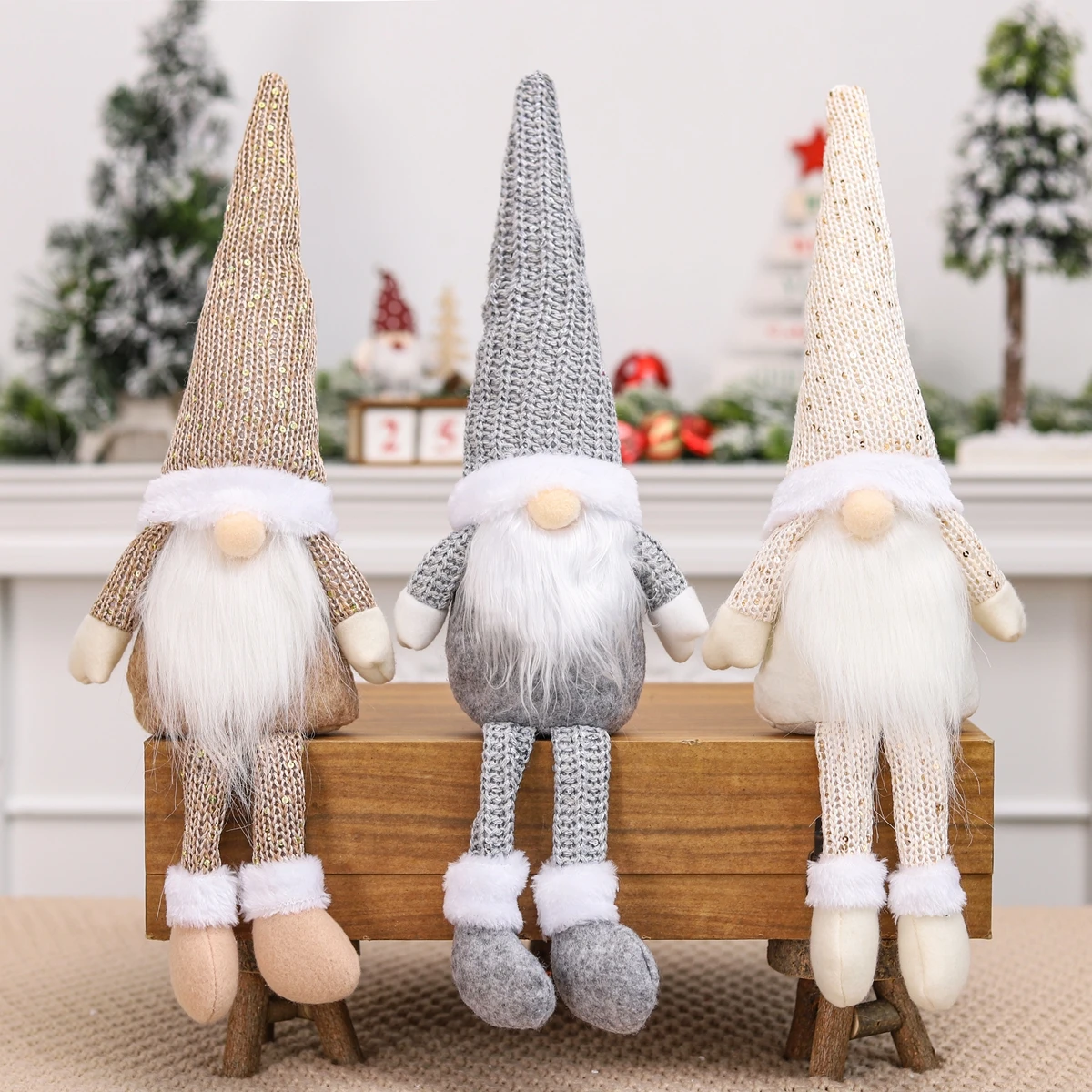 Gnome Christmas Faceless Doll Merry Christmas Decorations for Home 2024 Christmas Ornament Xmas Navidad Noel Gifts New Year 2025