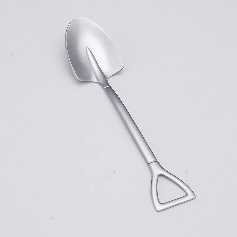 1200Pcs Stainless steel Ice Cream Watermelon Spoon Shovel Dessert Fruit Cake Coffee TeaSpoons Party Kitchen Cutlery