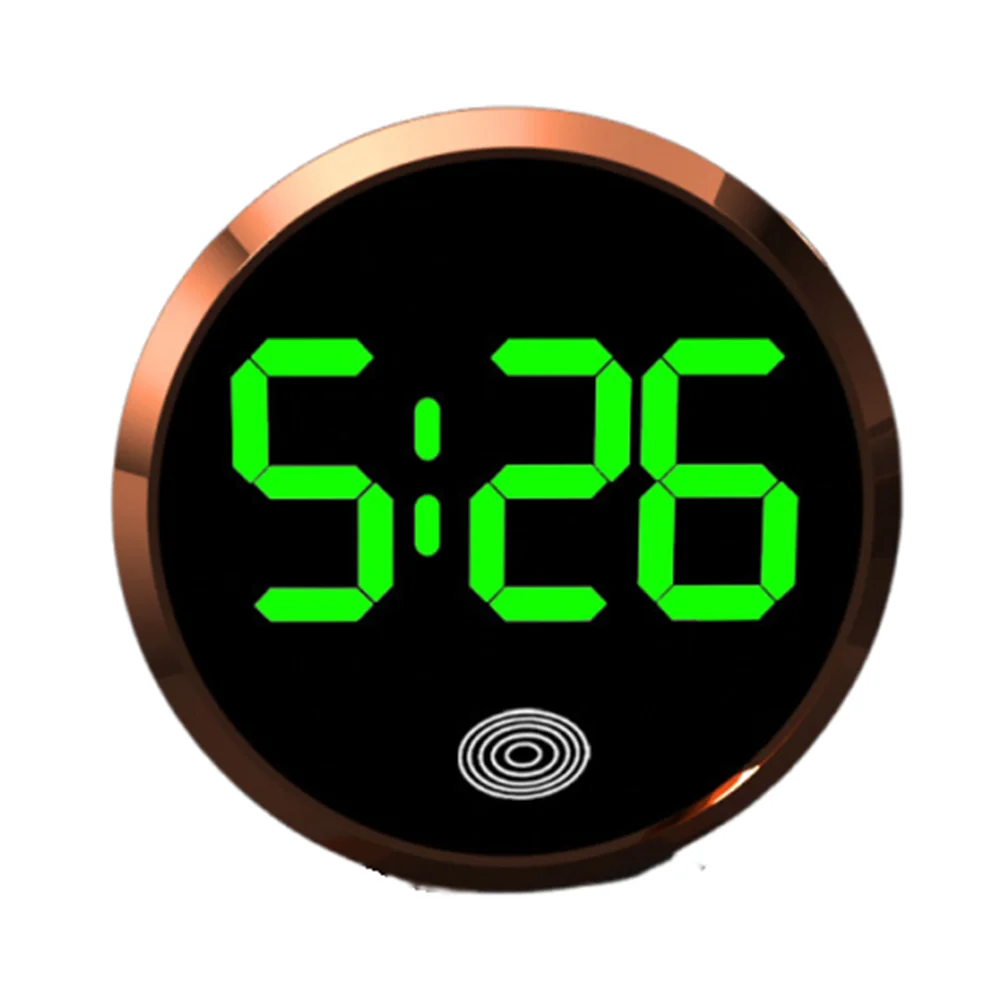 

Touch-Activated Car Dashboard Clock LED Time Display Novelty LED Electronic Watch Simple Mini Digital Clock Travel