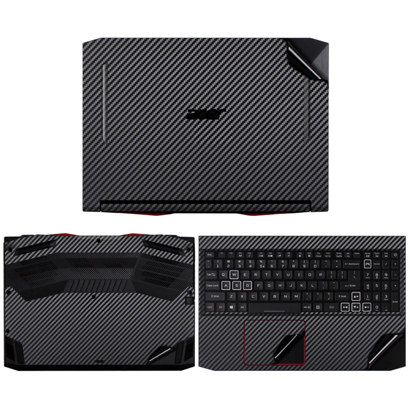 Solid Laptop Skins for Acer Nitro 16 AN16-41 51 AN515-44 45 46 47 55 56 57 58 Vinyl Stickers AN517-52 54 41 Full Film