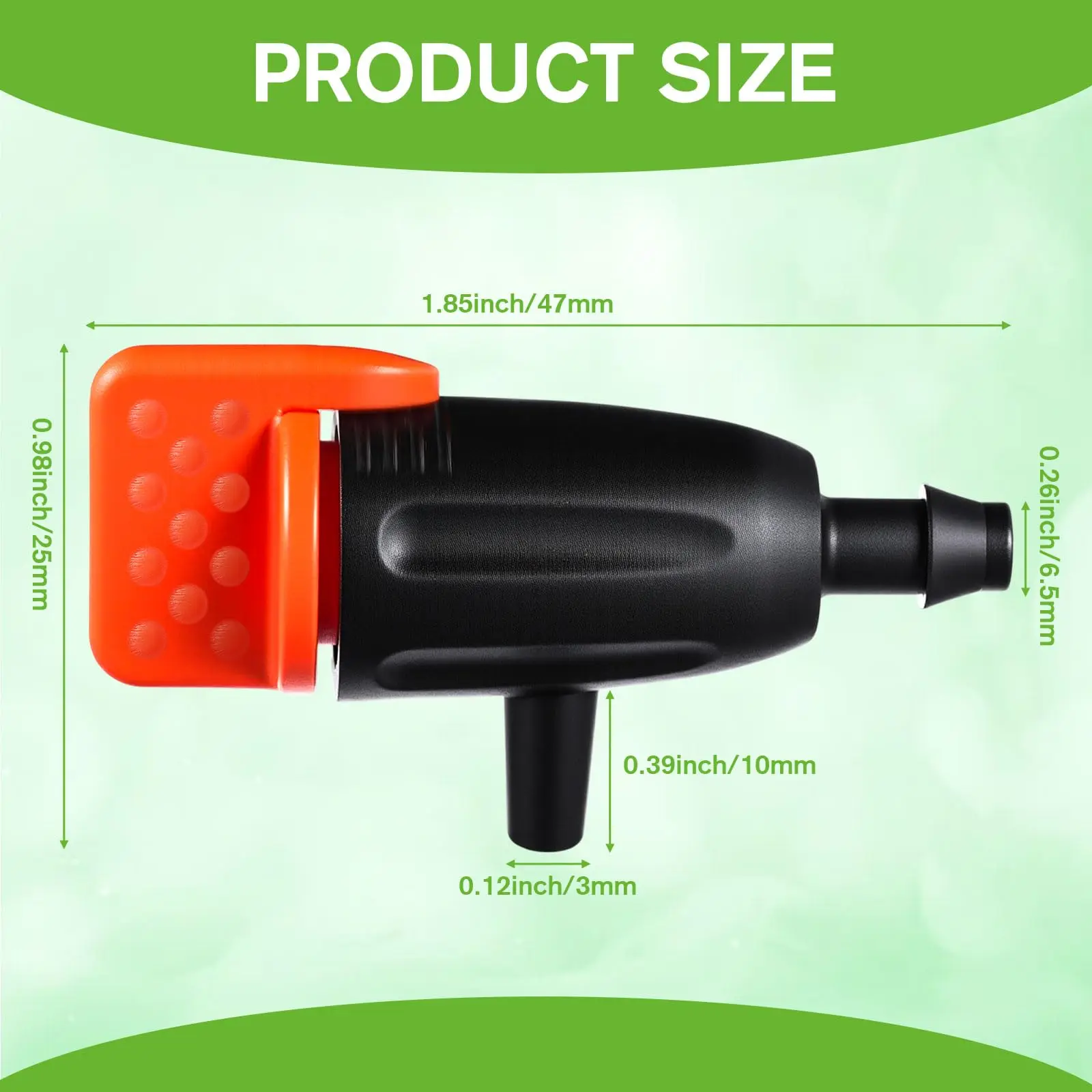 Adjustable Garden Irrigation Dripper 20 50Pcs Sprinkler for 4/7mm Hose Perfect for Home Succulents Plants Lawn Flower Bed Water view 2