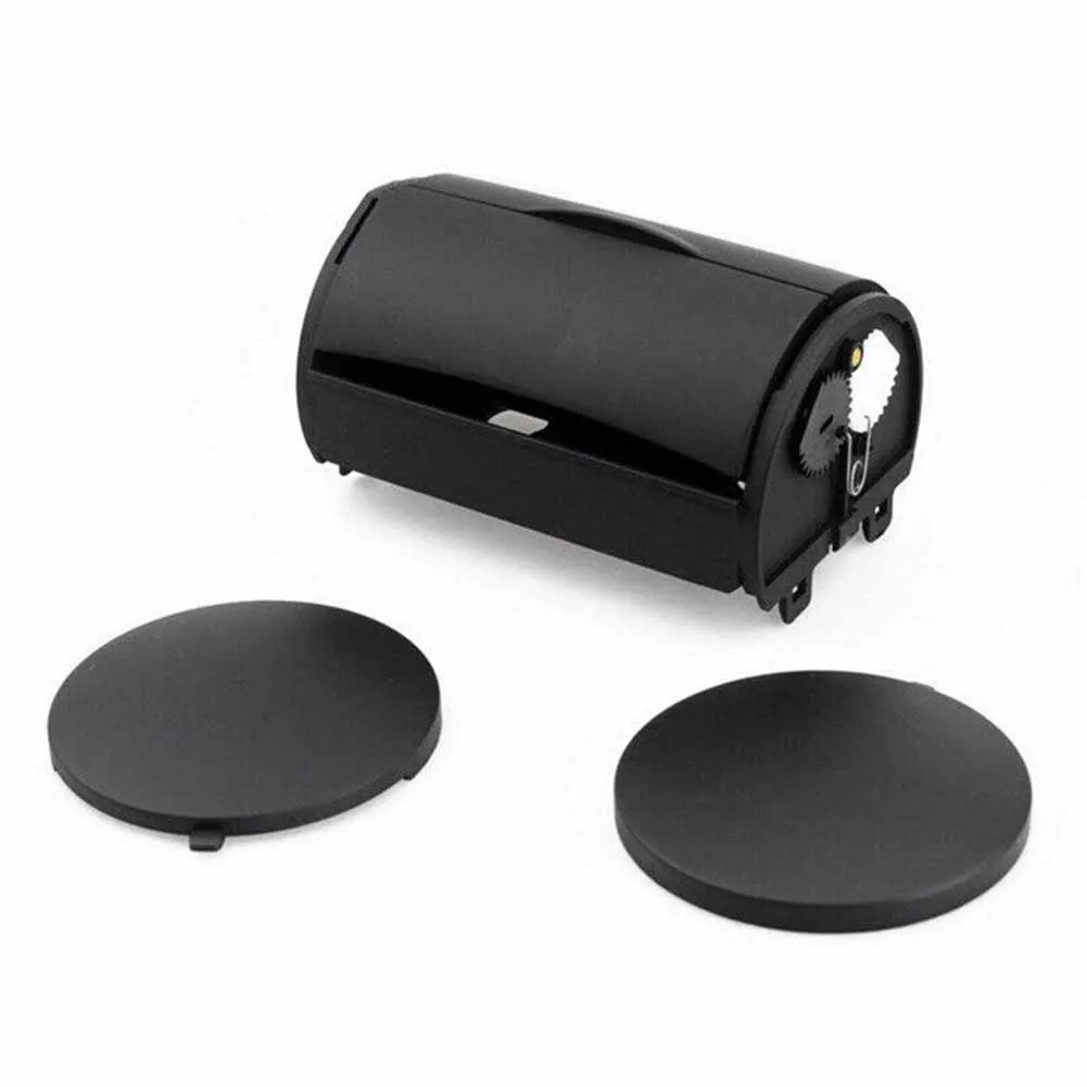 Car Rear Seat Ashtray Kit With Side Caps Portable Removable Car Ashtray Holder Ashtray Interior Trim Accessories