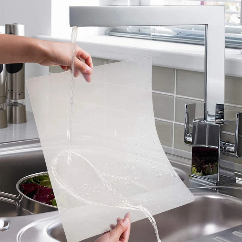 Transparent Kitchen Mat,Coffee Table Mat,Table Protector,Waterproof Placemats,Worktop Saver,Placemat Set 12 Pieces