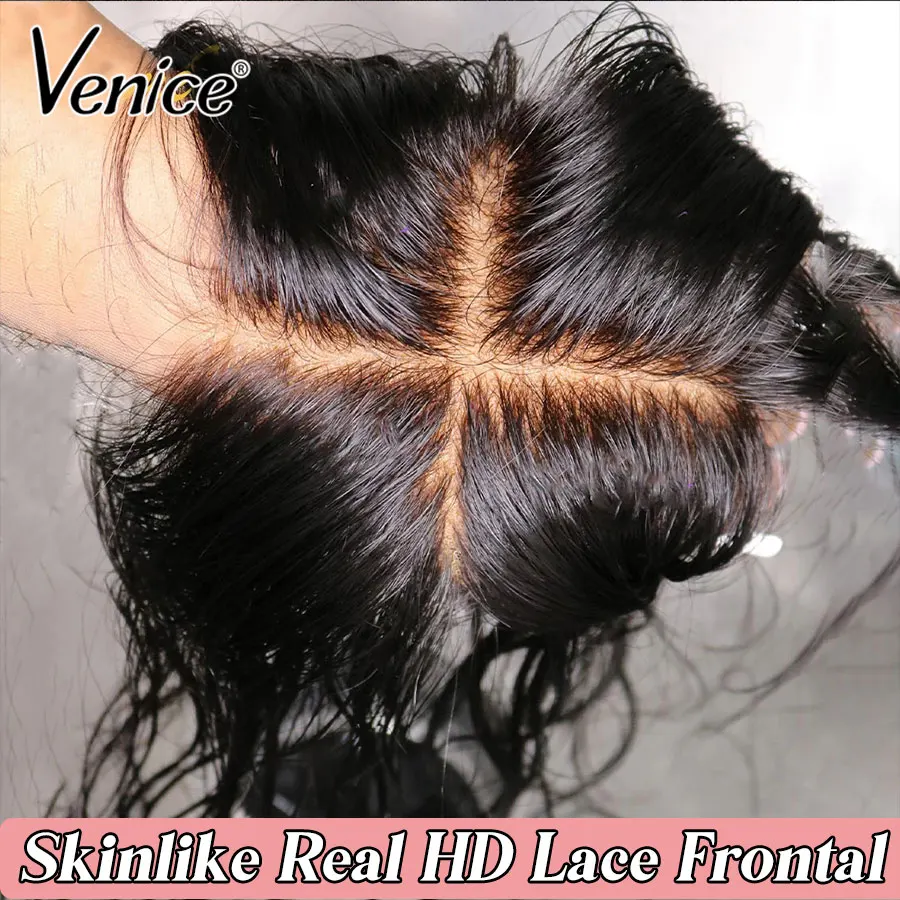 

Venice Hair 13x4 HD Lace Frontal Pre Plucked Human Hair Straight & Body Wave Kim K Closure 2x6 HD Lace 9x6 7x5 HD Lace Closures