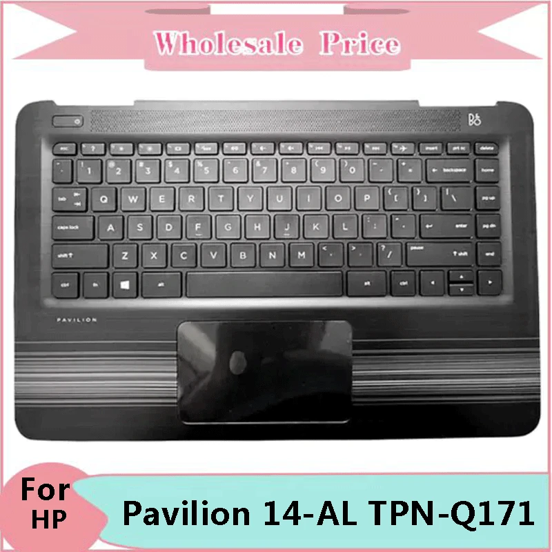 

New Original For HP Pavilion 14-AL TPN-Q171 Laptop Palmrest Case Keyboard US English Version Upper Cover